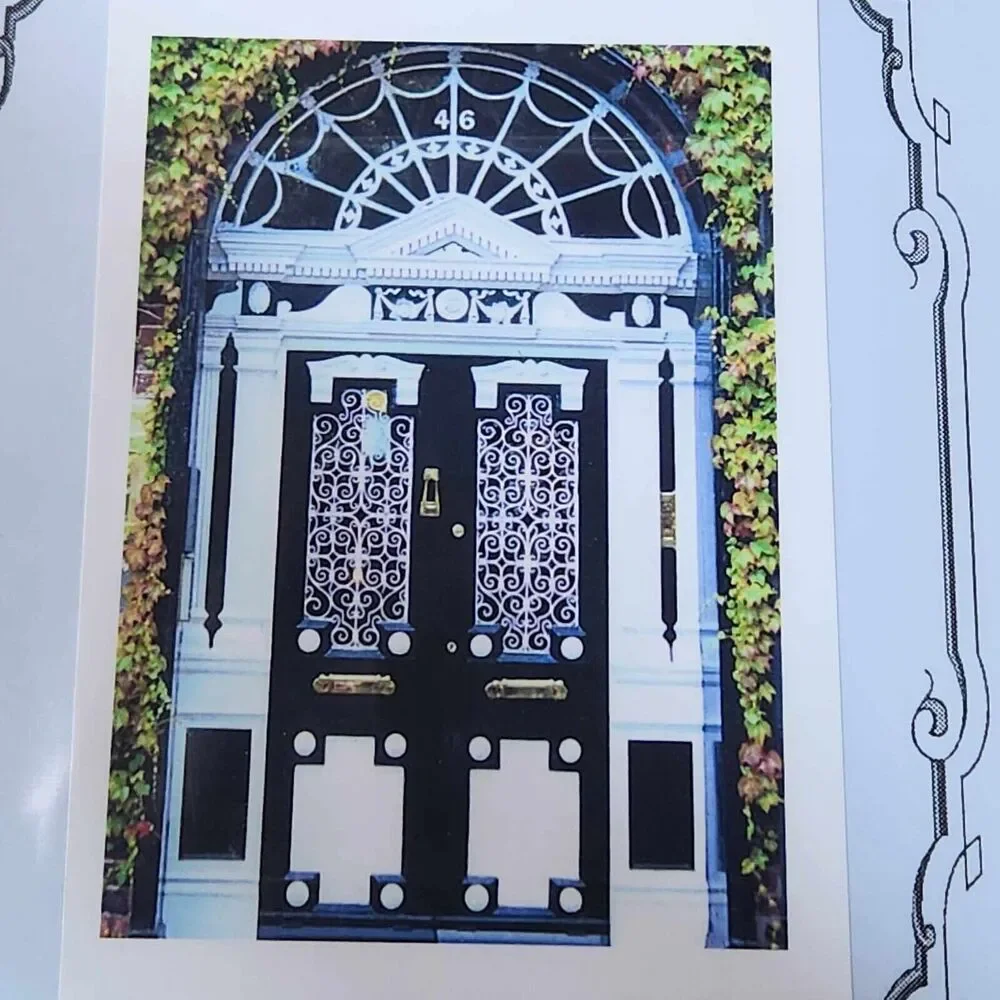 Stitches & More Dublin Door #500 Petit Point & Cross Stitch Pattern Connie Jones